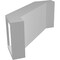 Ekena Millwork 5-in. W x 10-in. D x 10-in. H Burlington Architectural Grade PVC Knee Brace BRCP05X10X10BUR - alternate 6